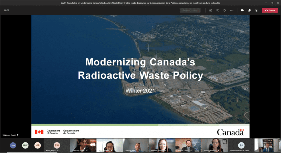 Canadian Chapters and Members Meet with NRCan to Discuss Modernizing