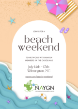 NAYGN Beach Weekend Flyer