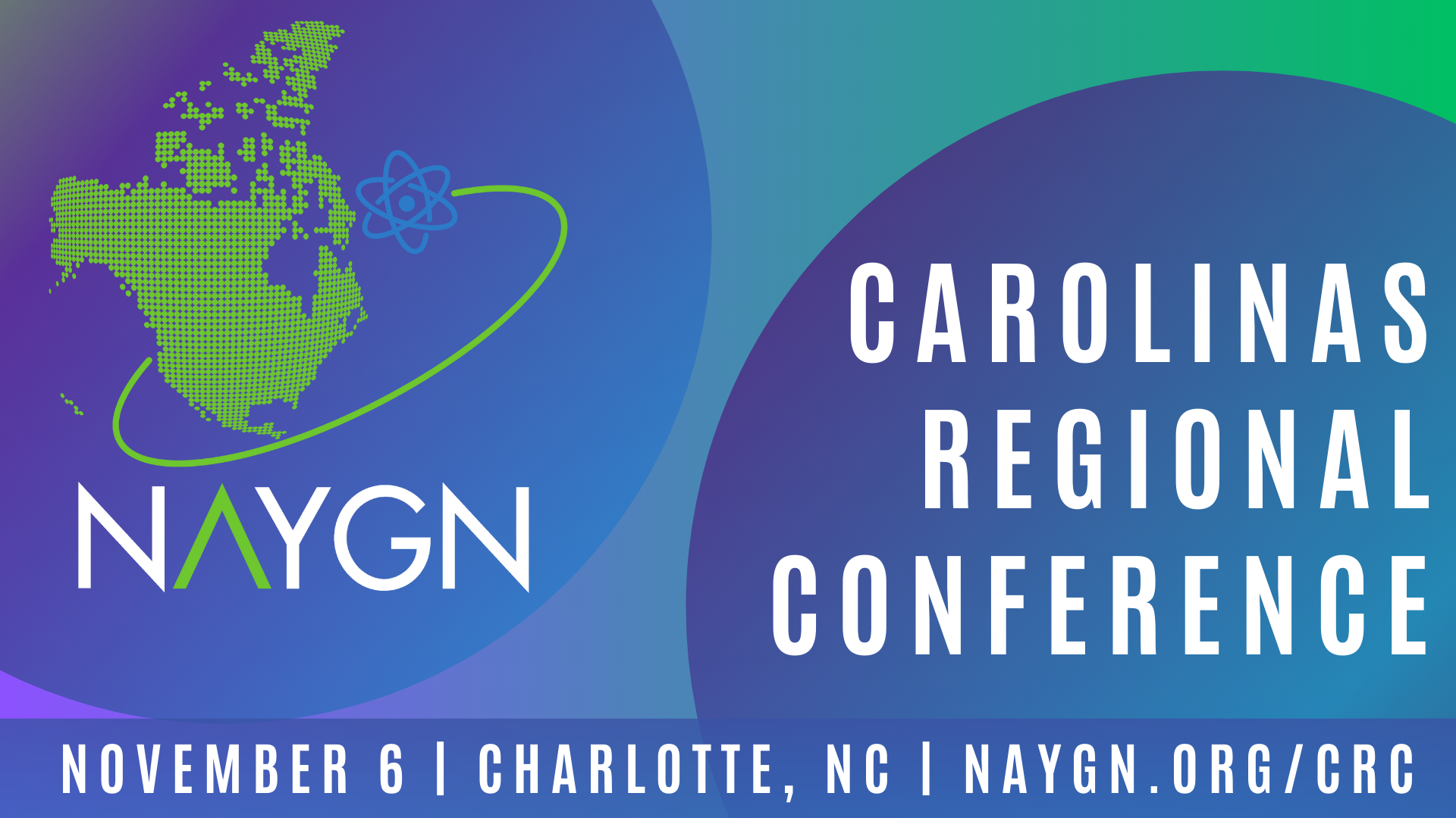NAYGN Carolinas Regional Conference Flyer | October 26th | Charlotte, NC