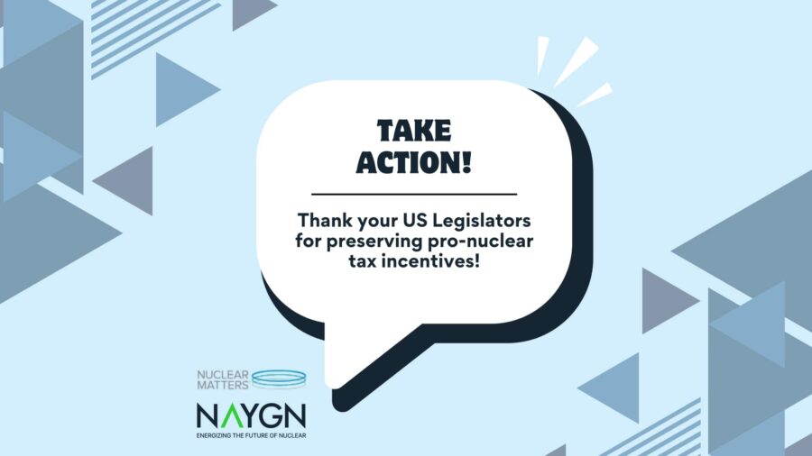 Nuclear Matters 2025: Thank your Legislators
